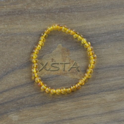 Amber teething bracelet tiny beads